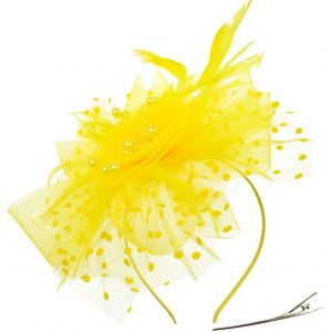 Fascinator Chapeau Plume Mariage Dames Day Bandeau Et Clip Cocktail Tea Party Chapeau Pour Fille Et Femmes.[K23] - Neuf
