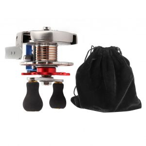 Moulinet De Peche Portable Ba60 Tout Metal, Rapport De Vitesse 2,5:1, 2 Roulements, Accessoire Pour Gaucher - Neuf