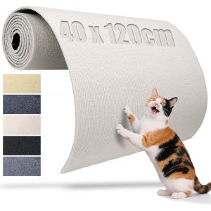 Griffoir Chat Canap&eacute; 120x30 Cm Protection Canape Chat Auto-Adh&eacute;sif Blanc Pour Diy Planches &Agrave; Griffer Canap&eacute; Griffoir Meubles Murs - Neuf