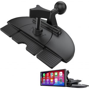 Support de GPS Voiture Rempla&ccedil;able Fente CD Support pour Apple Carplay Autoradio Portable 17.2mm Adaptateur Boule Support T&eacute;l&eacute;phone Voiture Adaptateur de Fente CD pour Carplay &Eacute;cran - Neuf