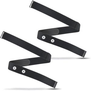 Ceinture Cardio Réglable (70 Cm À 105 Cm) Pour Capteur Cardiaque, Ceinture Cardio Bluetooth Ant+ Compatible Avec Garmin, Wahoo, Polar H10 H9, Coospo, Magene, Bryton, Livlov - Neuf