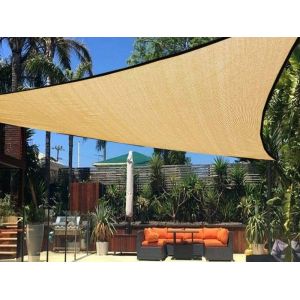 Auvent D'ext&eacute;rieur Triangulaire 3 X 3 X 3 M - Orange - Neuf