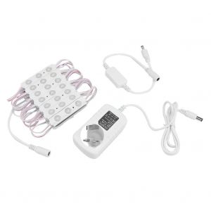 HJLIAN Kit d'eclairage LED pour miroir, prise britannique AC100-240 V, lampe de maquillage, module d'ampoule pour fete, bar, mariage - Neuf