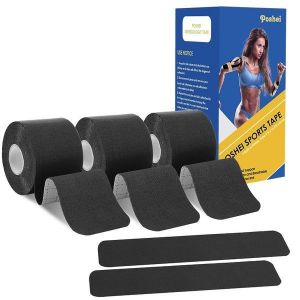 Ruban De Kinésiologie Prédécoupé ¿ Ruban Élastique Pour Le Sport, Soulageant La Douleur, Imperméable, Respirant, Adhésif Puissant, Application Facile, Sans Latex - Neuf