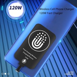 R&eacute;cepteur De Charge Sans Fil,Charge Magn&eacute;tique De Type C 120 W,Charge Sans Fil 10 W,Patch De Charge Flash Pour A51 A20e,Smartphone - Neuf
