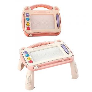 Planche &Agrave; Dessin Pour Enfants Tableau De Graffiti Magn&eacute;tique Jouets Pour Enfants Jouets Pour B&eacute;b&eacute; Gar&ccedil;on Doodle Sketch Pad &Eacute;ducatif Apprentissage Pr&eacute;scolaire Anniversaire Pour 2-4 Ans K Rose - Neuf