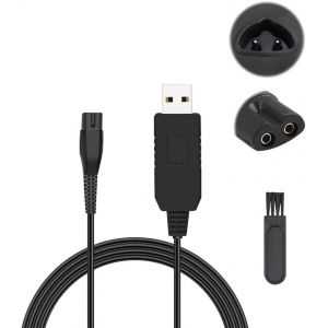 ERYI-12 V Chargeur Câble Pour Braun Rasoir Électrique Série 5 7 9 3 Remplacement Charge Adaptateur De Câble D'Alimentation Compatible Avec Epilator - Neuf