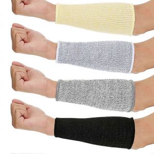 Lot De 4 Manchons De Protection Anti-Coupures Et Anti-Br&ucirc;lures Pour Les Bras Et Les Avant-Bras, Adapt&eacute;s Aux Peaux Fines Et Aux Ecchymoses, Multicolores. - Neuf