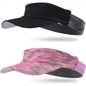 Visière Femme Homme Soleil Bandana Cyclisme Respirant Douce Élastique Casquette Visière Sport Tennis Golf Marathon En Plein Air Uv-Protection Uv Upf 50+.[I1199] - Neuf