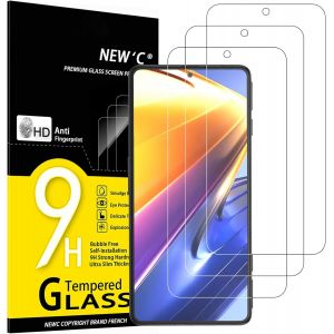 Lot De 3, Verre Tremp&eacute; Pour Xiaomi Poco F4 Gt 5g, Poco X4 Pro 5g, Film Protection &Eacute;cran Efficace Contre Les Rayures - Sans Bulles - Ultra R&eacute;sistant (0,33mm Hd Ultra Transparent) Duret&eacute; 9h Glass - Neuf
