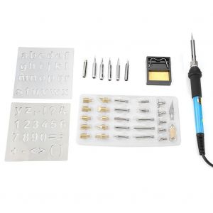 Kit de fer a souder electrique 39 pieces, outils de pyrogravure, stylo de gravure a souder a la main (prise britannique 220 V) - Neuf