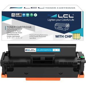 ERYI-Cartouche De Toner Compatible 410A 410X Cf411A Cf411X 5000 Pages (1 Cyan) Remplacement Pour Hp Color Laserjet Pro Mfp M477Fnw Mfp M477Fdn Mfp M477Fdnw Mfp M452Dn Mfp M452Dw Mfp M452Nw Mfp M377Dw - Neuf