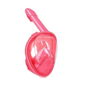 Masque De Plongée Intégral Pour Enfants Avec Support Pour Appareil Photo ¿ Vision À 180°, Antibuée, Anti-Fuite, Idéal Pour Les Jeunes Aventuriers ¿ Rose - Neuf