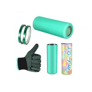 Kit De Manchons En Silicone Pour Sublimation De Gobelets Droits De 20 Oz Avec Gants Et Rubans De Transfert - Neuf