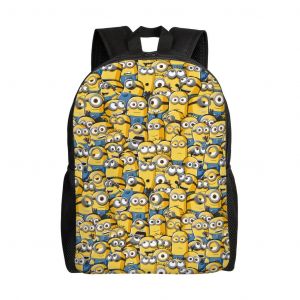 Sac à dos Minions pour adolescent, cartable en toile, unisexe, HXN1779 - Neuf