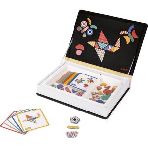 Mdy-- Magneti'book Moduloform - Jeu Éducatif Magnétique 43 Pièces - Dès 3 Ans, J02720, Noir - Neuf