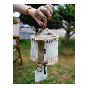 Boîte de mouchoirs de camping en plein air Rouleau de sac de rangement en papier avec crochet Porte-mouchoirs portable - Neuf