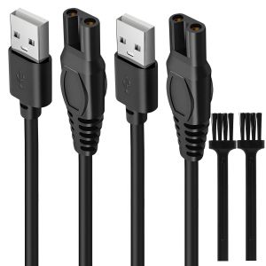 KAKYL-Chargeur One Blade Philipp,2 Usb Cable Chargeur Pour Tondeuse Rasoir Philip Oneblade Qp2734,Qp2724,Qp2824,Qp2834,Qp4631,S3243,Mg5910 360 Series 2400 Qp1424 X3001 Mg5910 Mg7910 Mg7930 Mg9510 - Neuf
