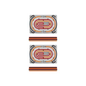 Lot de 2 tableaux d'activit&eacute;s sensorielles double face pour enfants, favorisant la motricit&eacute; fine et la concentration. - Neuf