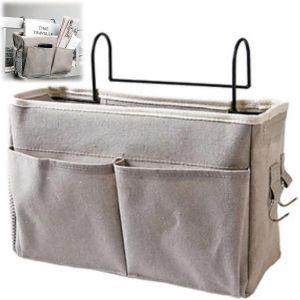 2024,Chevet suspendu Panier de chevet Loft Lit Rangement Chevet Poches suspendues Organisateur de poche de lit Chevet suspendu Panier de chevet Large rangement suspendu - Neuf