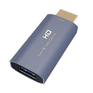Z51 Usb femelle vers 4k Hdmi m&acirc;le Carte de capture audio vid&eacute;o pour la diffusion en direct sur ordinateur - Neuf