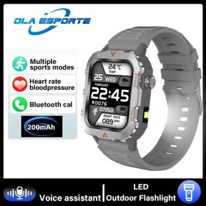 Montre Connect&eacute;e Pour Hommes,Moniteur Gps De Sport De Plein Air,&Eacute;tanche,Appel Bt,Mode Sport,Bracelets Militaires,Pour Android Et Ios,Nouvelle Collection 2025.Sliver.1.85Inch Watch - Neuf