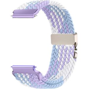 Nylon Bracelet Montre Tress&eacute; 18mm 20mm 22mm, &Eacute;lastique De Remplacement &Agrave; D&eacute;gagement Rapide Pour Femmes Et Hommes - Neuf