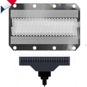 Lame De Rechange + Grille De Remplacement Compatible Avec Rasoir De Voyage Wahl/Mobile Shaver/Moser Mobile Shaver Accessoire Pièces Détachées Pour Finition Coiffeur Rasage Homme Cheveux Barbe - Neuf