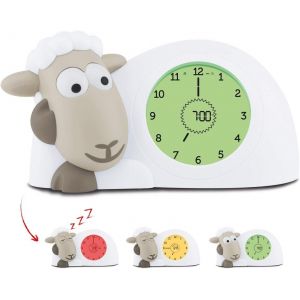 Horloge Sam L'agneau D'entra&icirc;nement Au Sommeil Et Veilleuse Pour Enfants | R&eacute;veil Lumineux | Aidez Votre Enfant &Agrave; Apprendre Quand Se R&eacute;veiller | Luminosit&eacute; R&eacute;glable | Arr&ecirc;t Automatique - Neuf