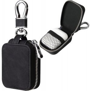 acdsgd-tui pour Casque, Housse &Eacute;couteurs, &Eacute;tui Vintage en Cuir pour &Eacute;couteurs Housse De Protection Portable avec Porte Cl&eacute;s, Protection Anti Rayures et Chocs, Id&eacute;al pour Randonn&eacute;e et Activit&eacute;s Ext&eacute;rieures - Neuf
