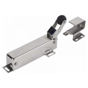 Ferme-porte hydraulique en acier inoxydable pour congélateur, crochet de porte, fermeture à amortisseur hydraulique, tampon à fermeture automatique, fermeture O9v5 - Neuf