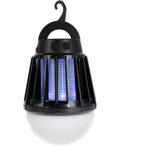 Lampe Anti Moustique Camping, Ipx6 Étanche 2 En 1 Lampe Anti Moustique Extérieur Avec 2000Mah Batterie, 3 Luminosité Modes,Portable Anti Insectes Camping Accessoires - Neuf