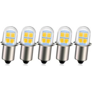Sjzg-, 5 Pièces, Ampoule Led P13.5s De Couleur Jaune, 2835, 8 Puces Smd, 4,5v, 6v. Ampoule Led De Mise À Niveau Pour Phares Avant, Torches Et Lampes Frontales - Neuf
