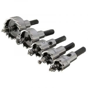 Jeu de 5 scies cloches en acier rapide pour le per&ccedil;age du m&eacute;tal et du plastique - Neuf