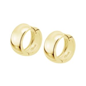 Cr&eacute;oles Lotus Silver Larges Argent Dor&eacute; - Neuf