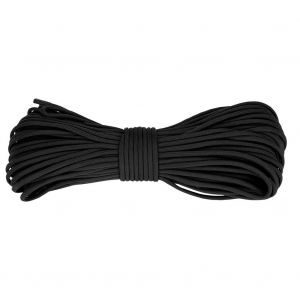 Cordon Paracorde Multifonction Reflechissant De 31 M, Corde A 7 Brins Pour Camping Et Chasse, Noir - Neuf