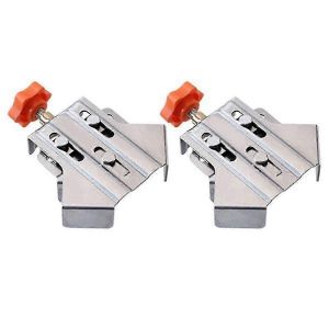 2PCS 90 degr&eacute;s pince &agrave; angle droit pince d'angle positionnement pinces &agrave; angle droit porte-panneau pour outil de menuisier p20241126729 - Neuf