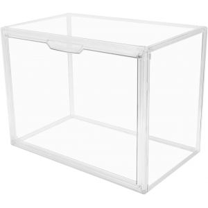 Lbgwp60-1 Organ Ur De Sac À Main En Plastique Transparent Pour Placard, Boîte De Rangement Avec Porte Magnétique, Bacs De Rangement Anti-Poussière Pour Livres, Jouets, Chapeaux (Transparent) - Neuf