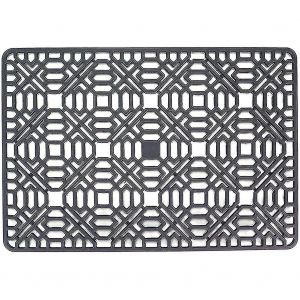 Tapis de cuisine en silicone antid&eacute;rapant gris 40 x 27 cm - Neuf