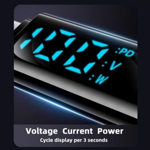 Tianyi-Usb-C Pd 65 W Ladung Typ-C Eingang Zu Dc 4,0 X 1,3 Mm Hohlsteckerstecker Smart Led-Anzeige 100 W Ausgang 20 V 5 A Ladeanschluss F&uuml;r Laptop - Neuf