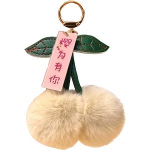 Kal-Mignon Porte-Clés, Porte-Clés Fraise Tissé À La Main Accessoires Porte-Clés Cadeau Pour Clés De Voiture Sac À Main Porte-Monnaie - Neuf
