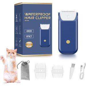 Mini Kit De Toilettage Électrique Pour Chat, Tondeuse Rechargeable De Type C, Sans Fil, Rasoir Léger Pour Chaton/Chiot/Lapin/Petits Animaux De Compagnie - Neuf