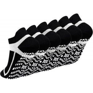Utigh-Chaussette Antidérapantes Yoga Homme: Chaussette Anti Dérapantes Pilates Homme Basses Socquettes Coton Sans Couture Pour Sport Fitness 3 Paires - Neuf