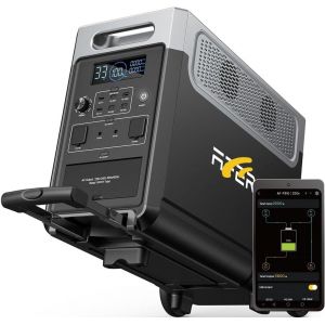 Generateur Electrique Portable 3600W - 3840Wh Batterie de Secours LiFePO4 - Avec APP - Charge Rapide 2H - Prise UE 220-240V - UPS - G&eacute;n&eacute;rateur Solaire pour Camping/Famille/Bureau - Neuf