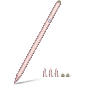 Pencil Pro pour iPad 15 Min Charge Rapide avec Fibre T&ecirc;te, Magn&eacute;tique Stylet pour iPad avec Rejet de Paume & Inclinaison, Stylo pour iPad 6-10, Air 3-5/M2, Mini 5-6, Pro 11""/13""/M4, Pro 12.9"" 3-6 - Neuf