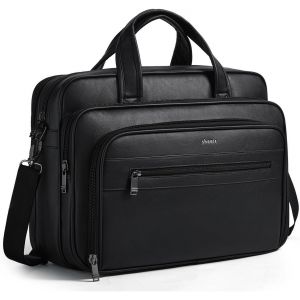 acdsgd-Sac &agrave; bandouli&egrave;re en cuir pour homme et femme de 17 pouces, grande sacoche &agrave; bandouli&egrave;re r&eacute;sistante &agrave; l'eau, pour le bureau et le travail - Neuf