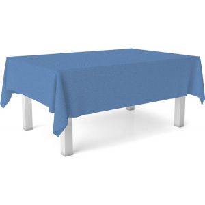 Nappe en Toile cirée Taille 180 x 140 cm, Anti-Taches - Nappe en Toile cirée 100% fabriquée en Espagne, ne Traverse Pas de liquides, Bleu - Neuf