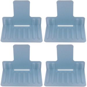 4pi&egrave;ces Organisateur De R&eacute;frig&eacute;rateur S&eacute;parateur De Cong&eacute;lateur Pratique Pour Fruits Et L&eacute;gumes Rangement Le Frigo Bleu - Neuf