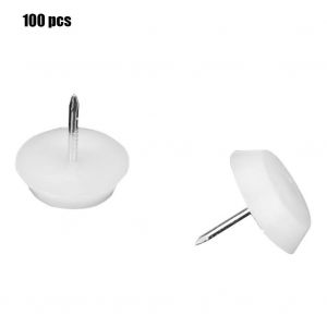 Lot de 100 protections antiderapantes pour meubles (18 mm x 5 mm) - Neuf