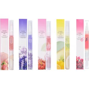 Kal-Stylo Soin Des Ongles, Nail Soin Stylo, Cuticule Revitalisant Huile, 5pcs Huile De Nutrition Pour Ongles Outils Supprimer Peau Morte Traitement À L'huile Des Ongles Nail Art - Neuf